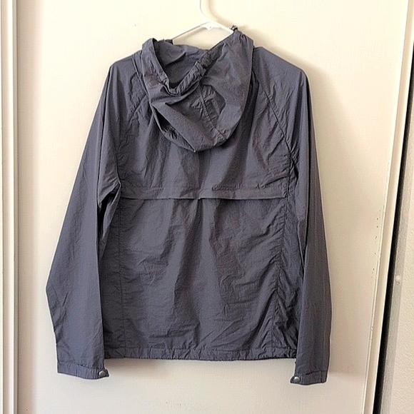 AllSaints Mens Medium Amerson Jacket Windbreaker Gray Lightweight Outdoors - Picture 6 of 8